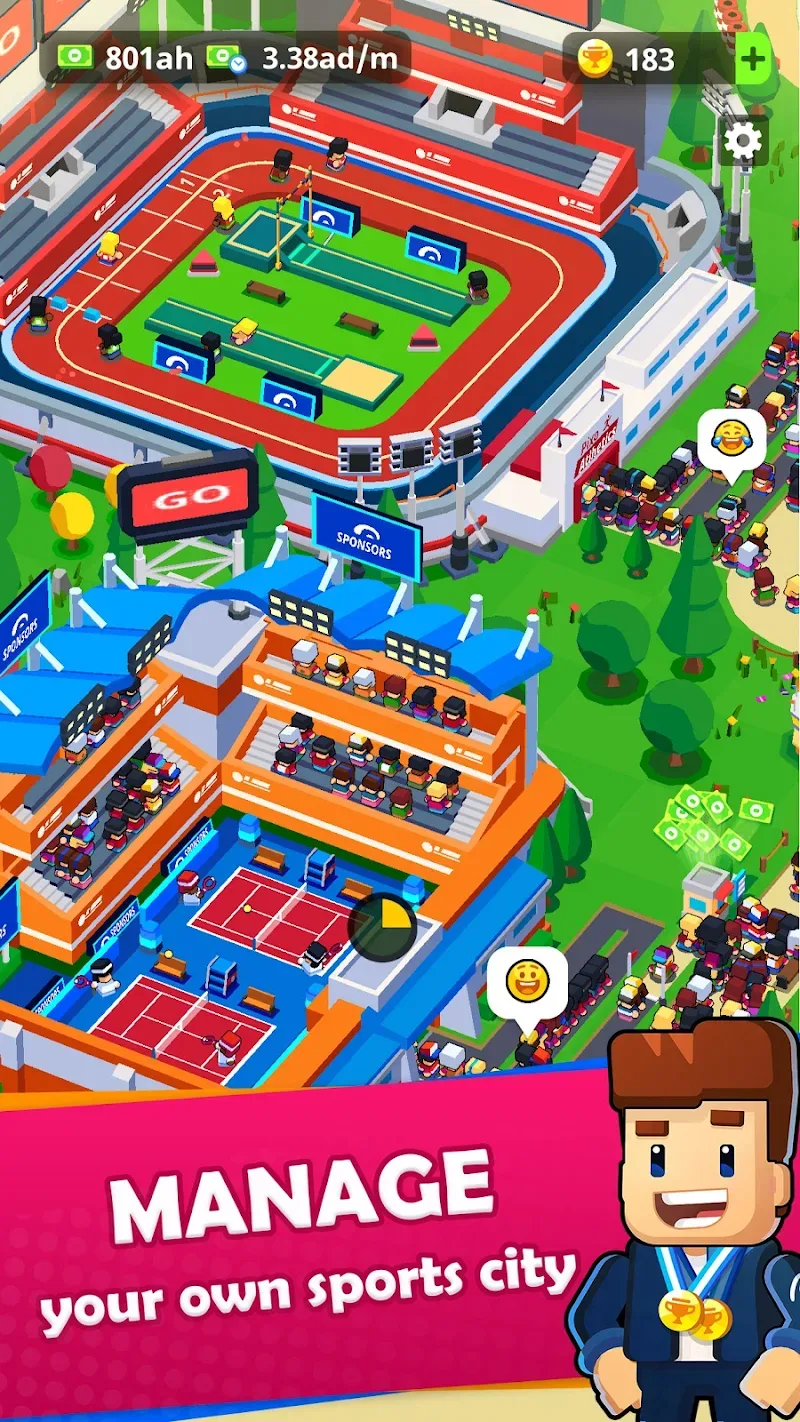 Sports City ekran görüntüsü 1