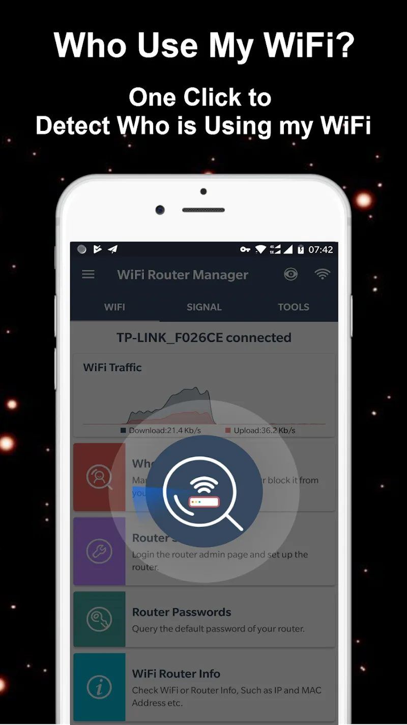 ภาพหน้าจอ WiFi Router Manager 2