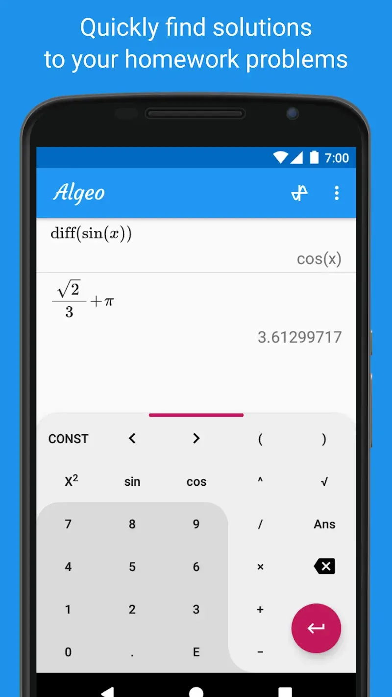 Tangkapan layar Graphing Calculator 3