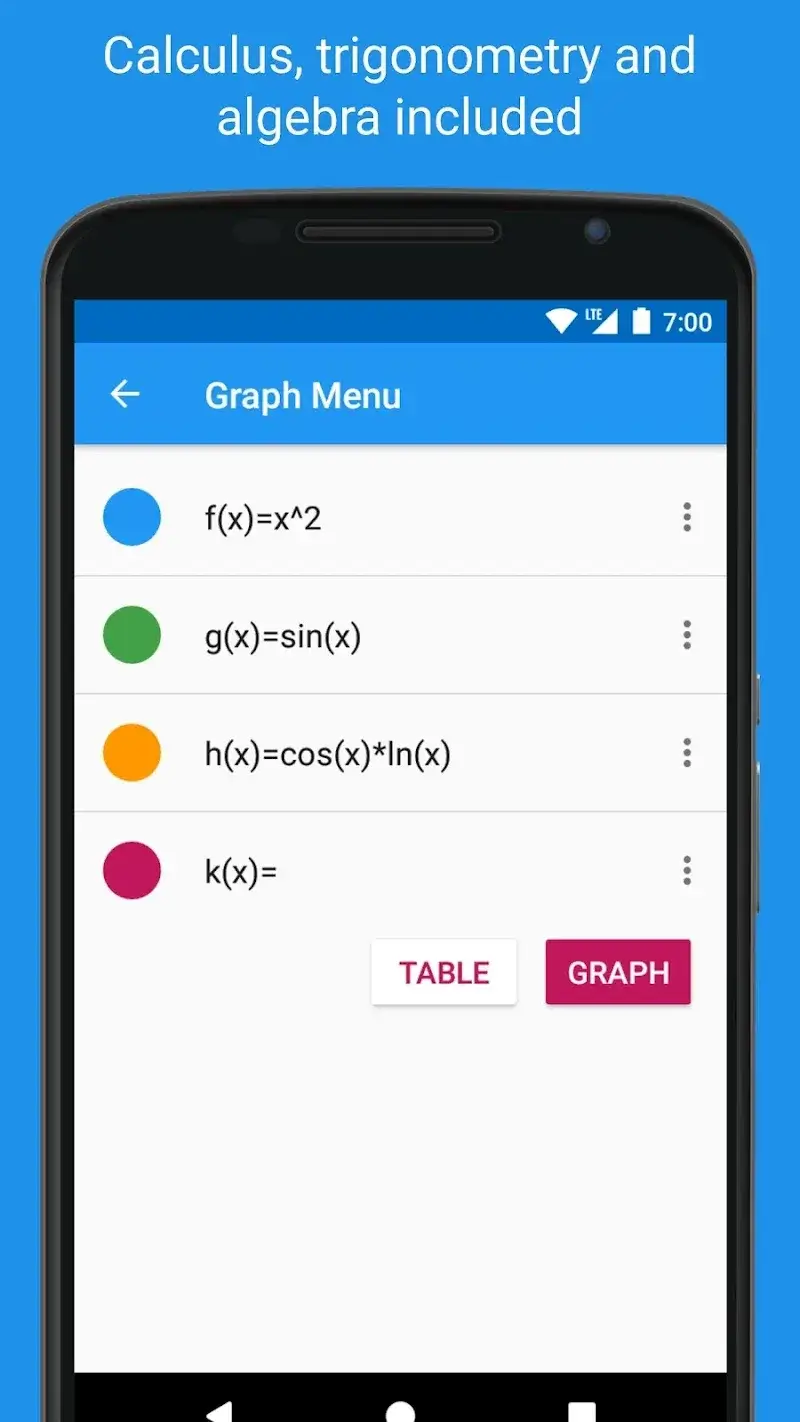 Tangkapan layar Graphing Calculator 5