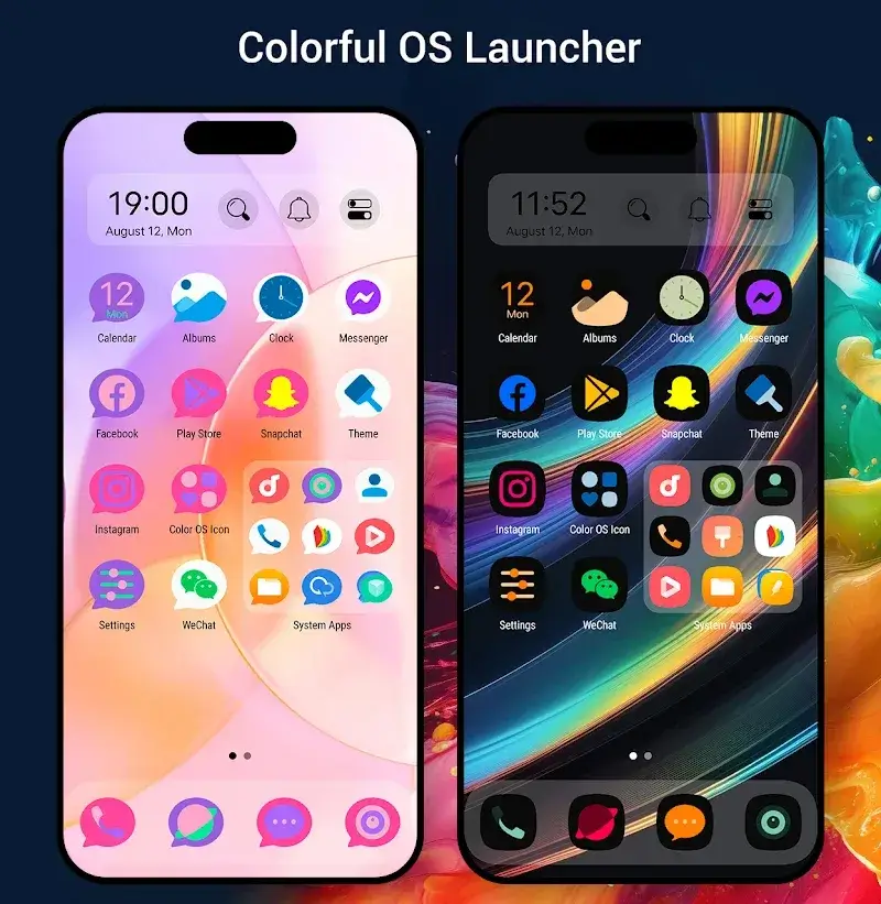 Ảnh chụp màn hình Colorful OS Launcher 1