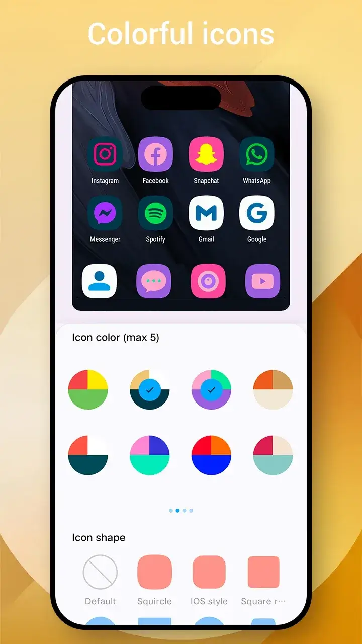 Ảnh chụp màn hình Colorful OS Launcher 4