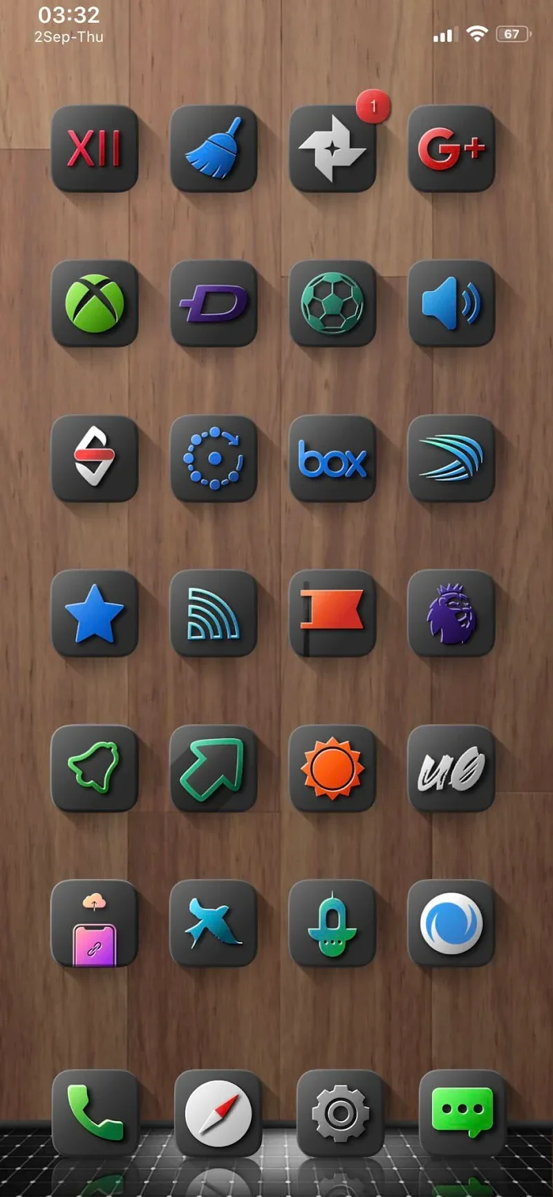 ตัวอย่างหน้าตาของ Shiiny Icon Pack - ภาพที่ 4