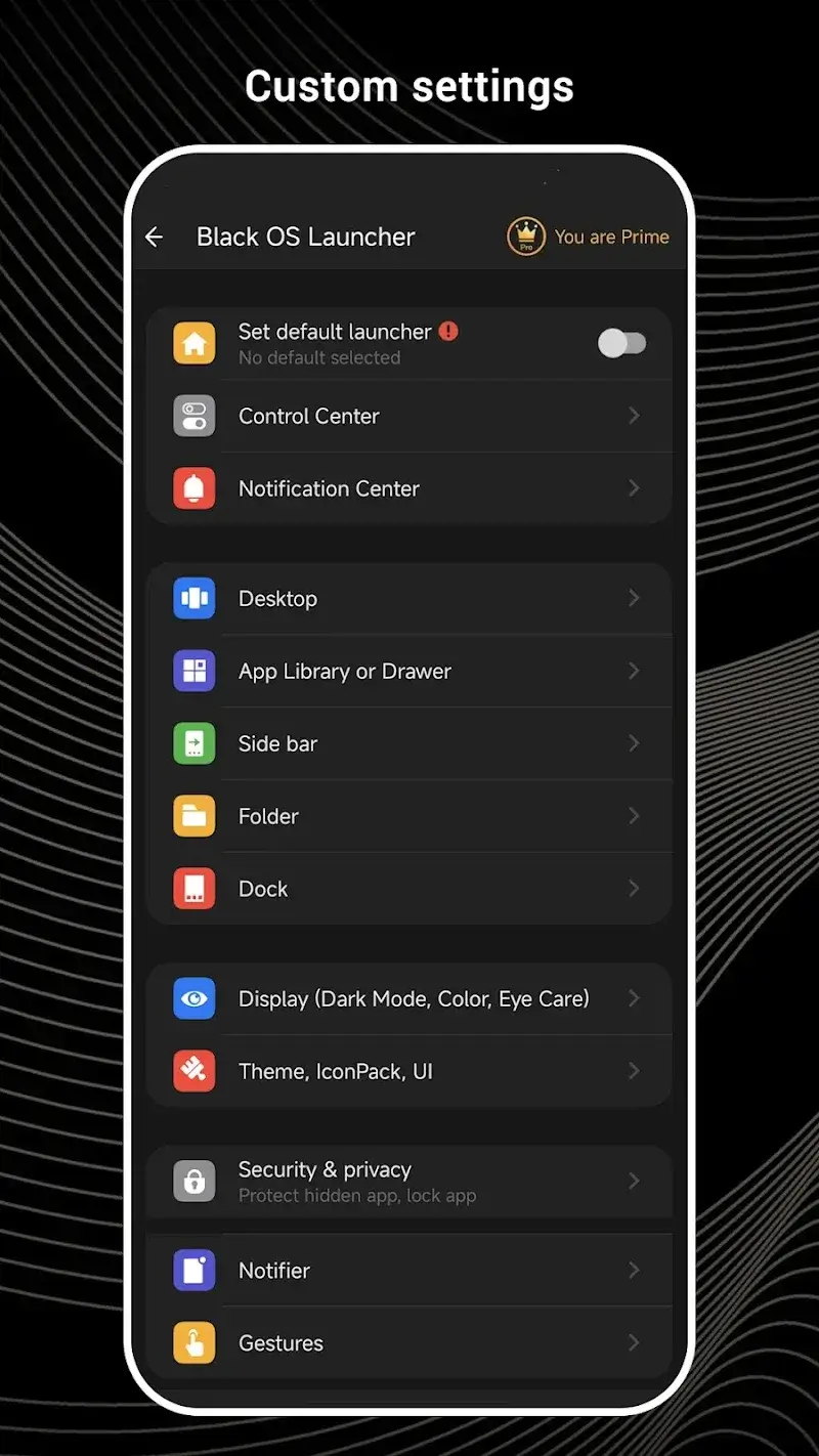 AiOS launcher ekran görüntüsü 6