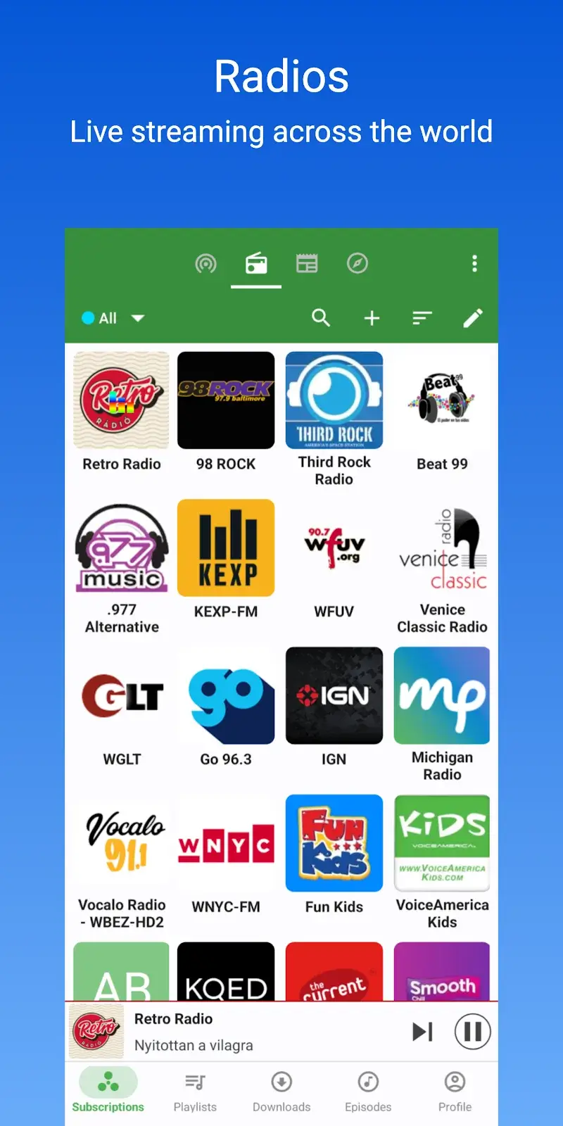 ภาพหน้าจอ Podcast Republic 2