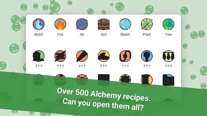 ภาพตัวอย่างการเล่น Alchemy Merge 5