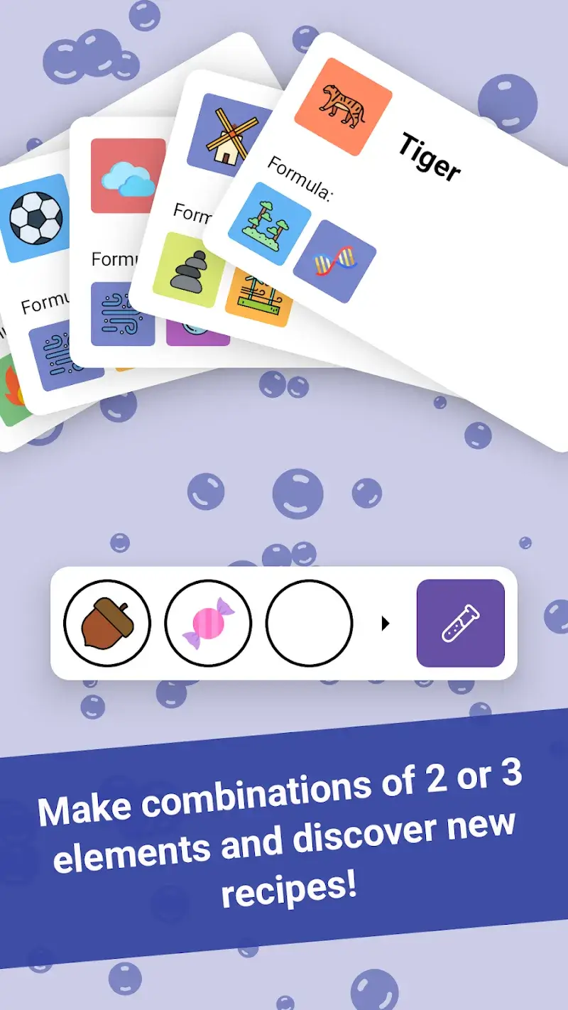 ภาพตัวอย่างการเล่น Alchemy Merge 2