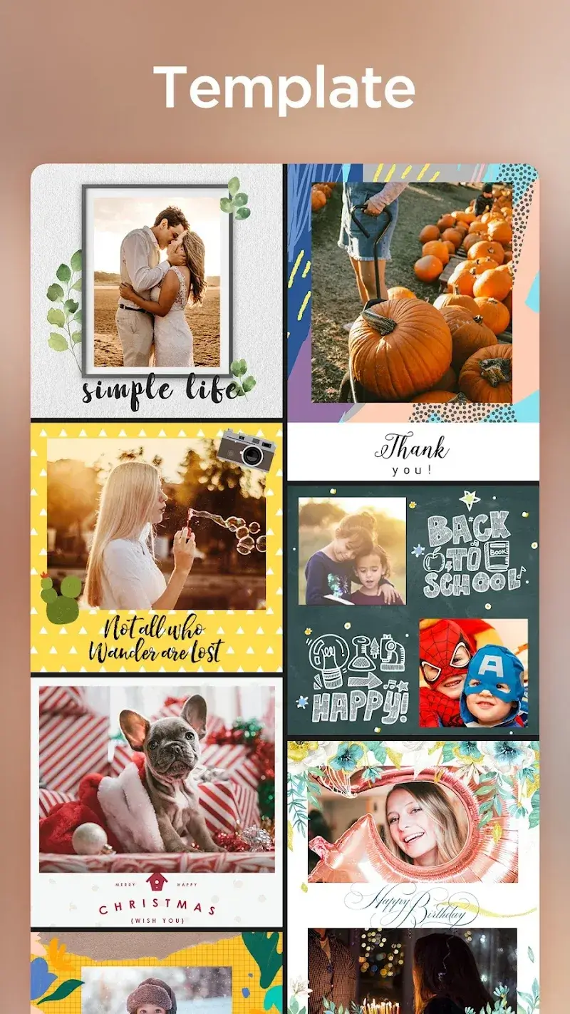 FotoCollage Photo Editor v9.9.1.7.1 APK Скриншот 4