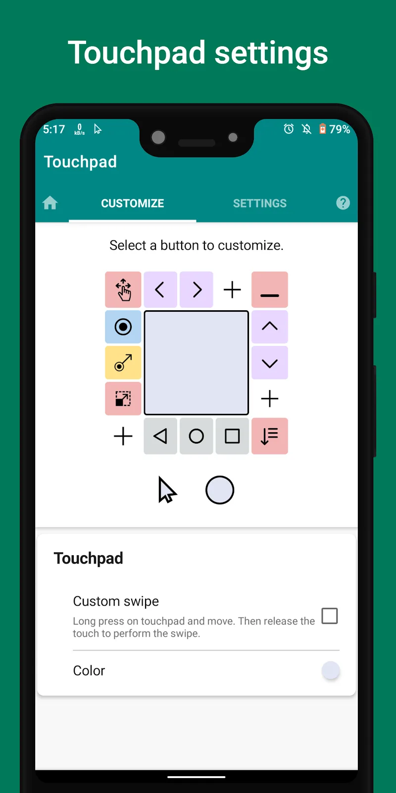 Captura de pantalla 3 de Touchpad for Big Phone