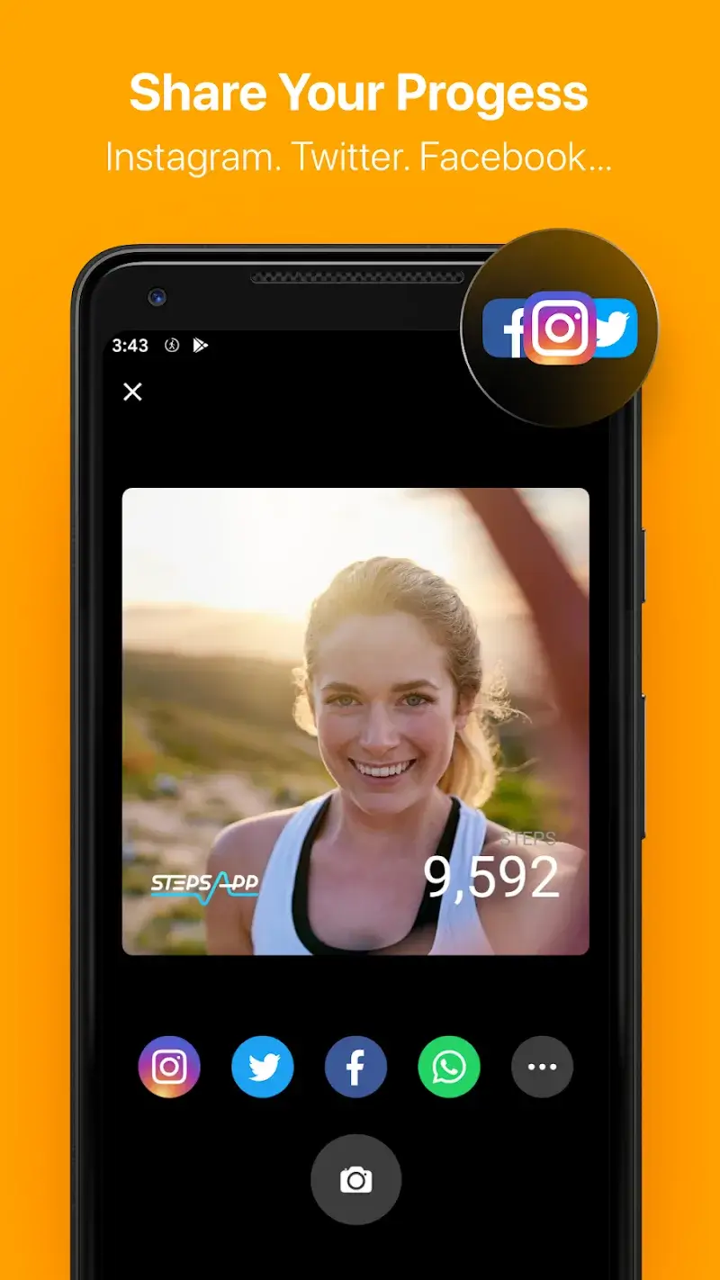 StepsApp – Contador de Passos Captura de Tela 5