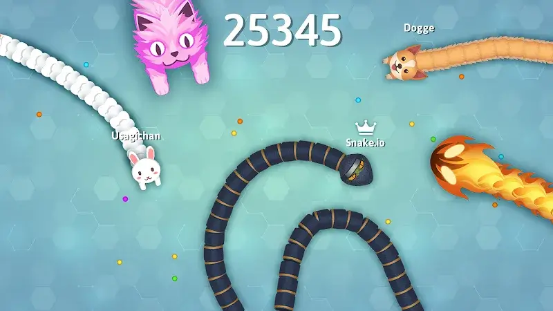 Screenshot di gameplay di Snake.io 1