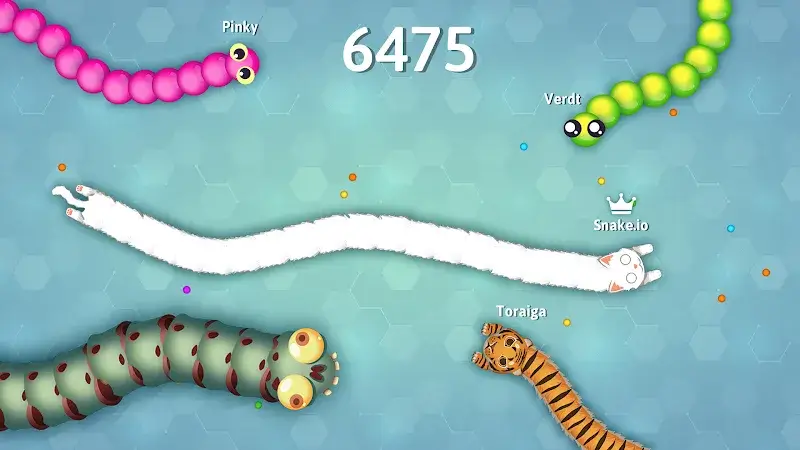 Screenshot di gameplay di Snake.io 5