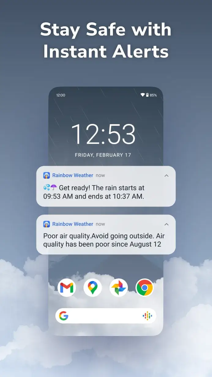 Rainbow Weather tangkapan layar 4