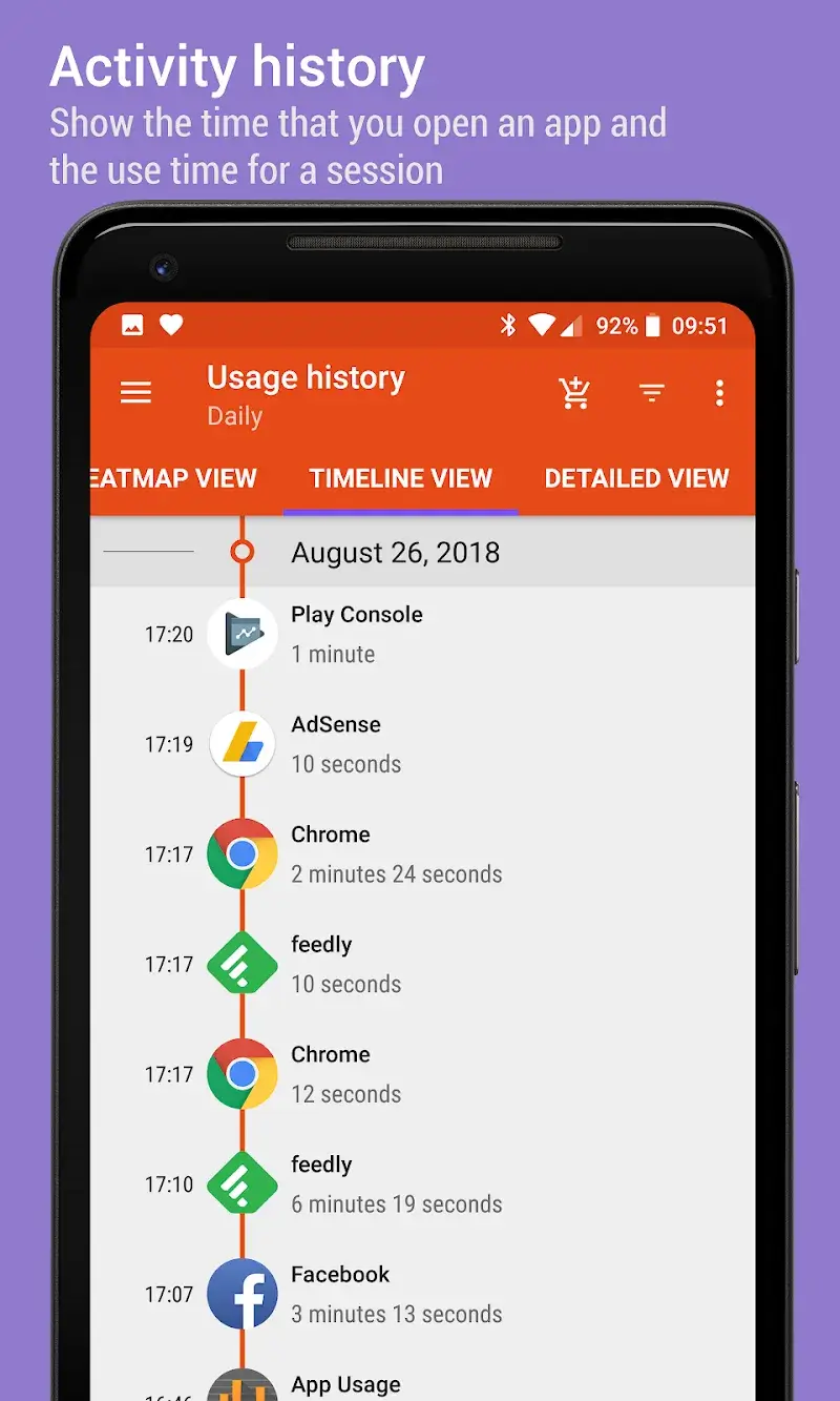 ภาพหน้าจอ App Usage 1