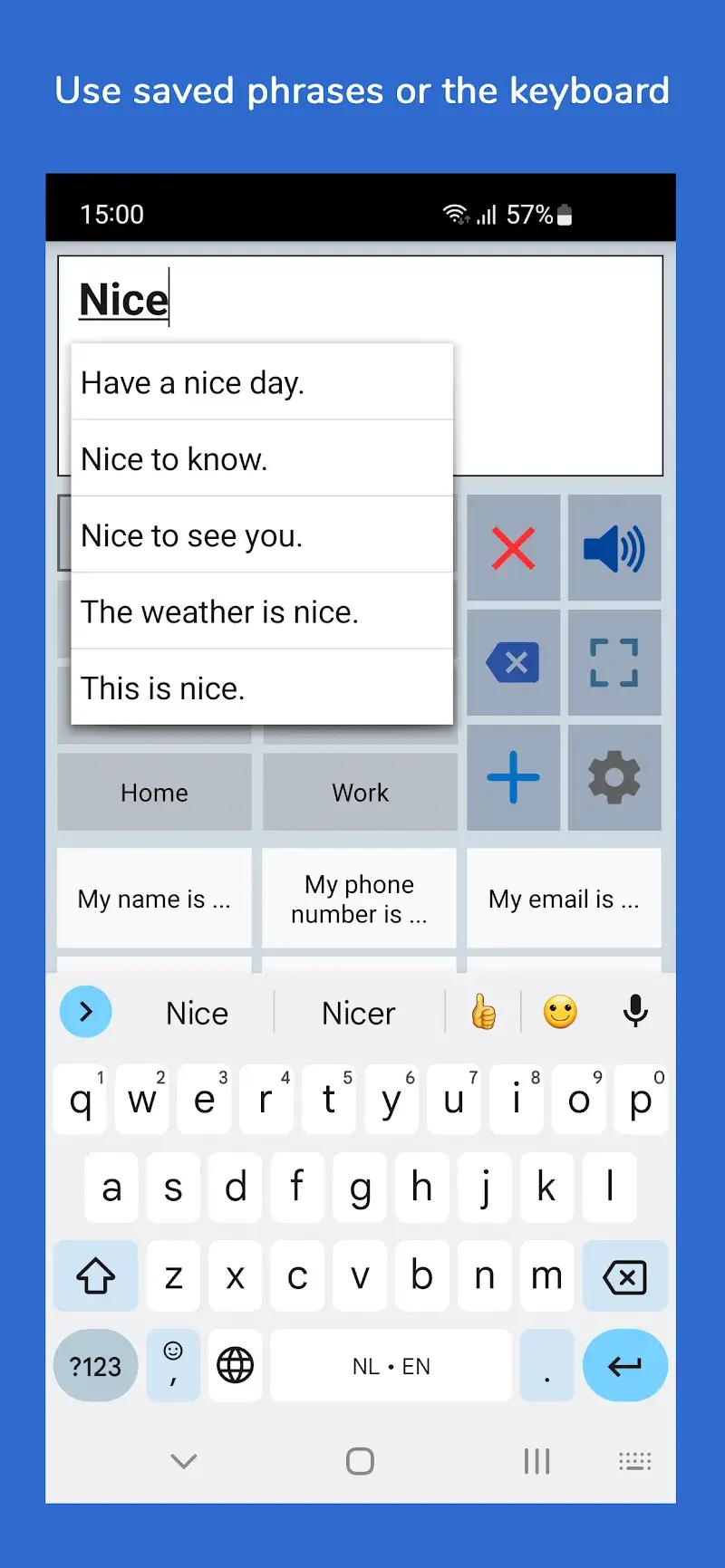 Speech Assistant AAC screenshot 2