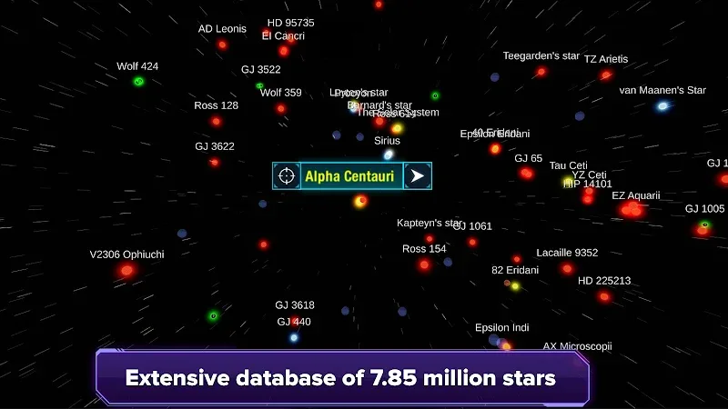 Captura de tela do aplicativo Stars and Planets 4