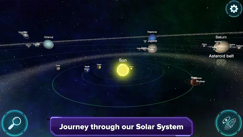 Captura de tela do aplicativo Stars and Planets 3