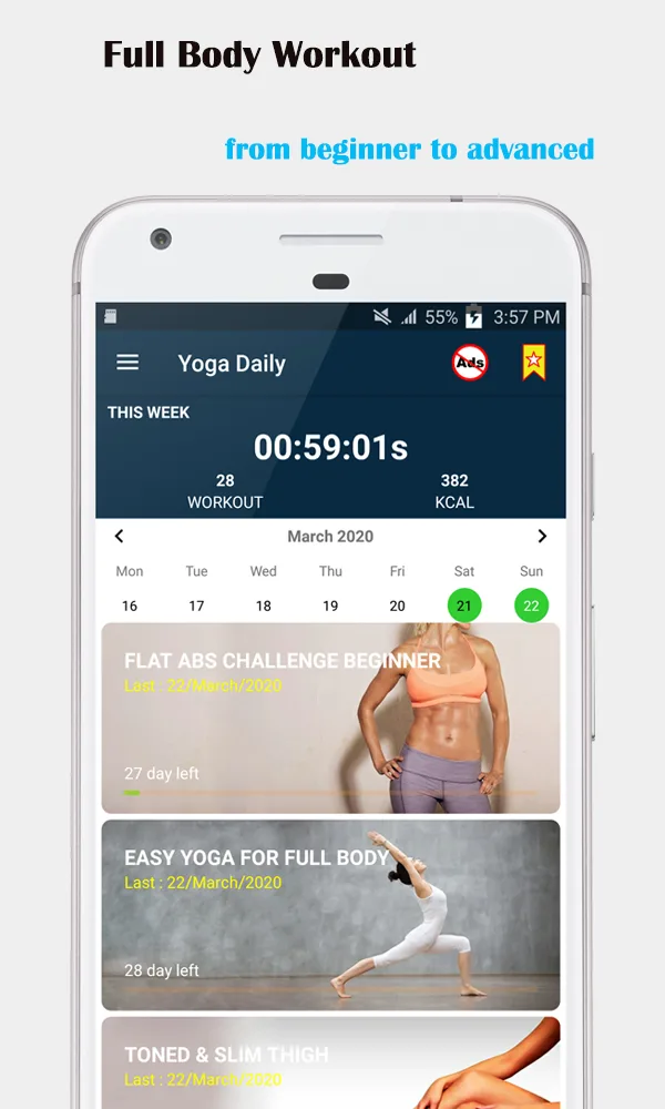 Yoga for Beginners at Home app preview 3